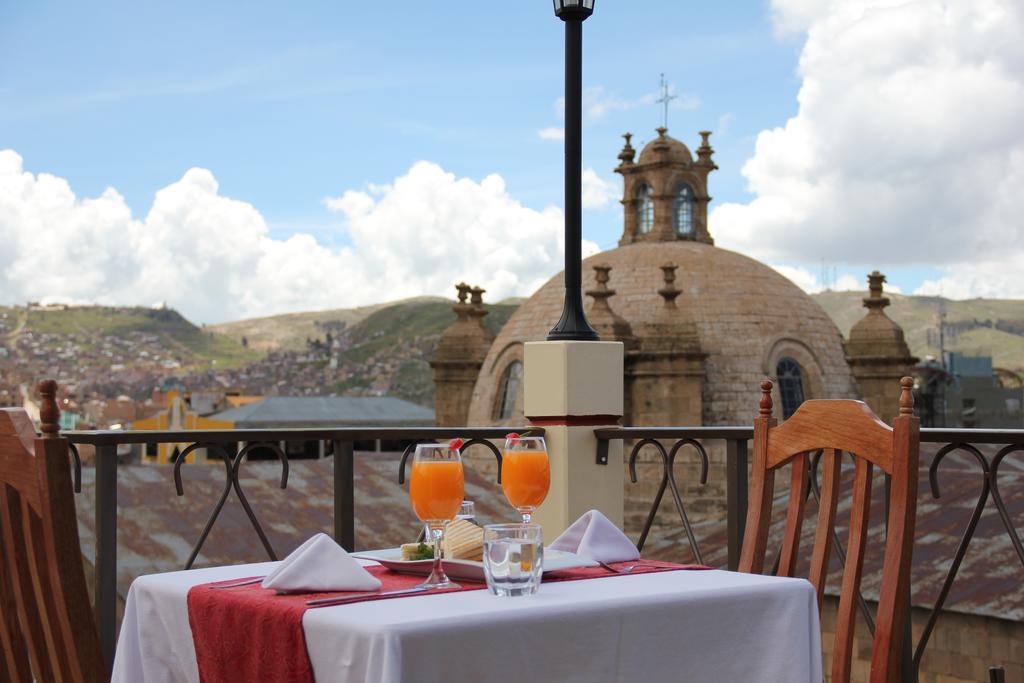 Conde De Lemos Hotel Puno Exterior foto